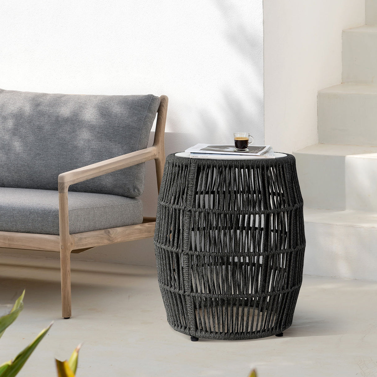Emory - Indoor Outdoor Garden Stool End Table