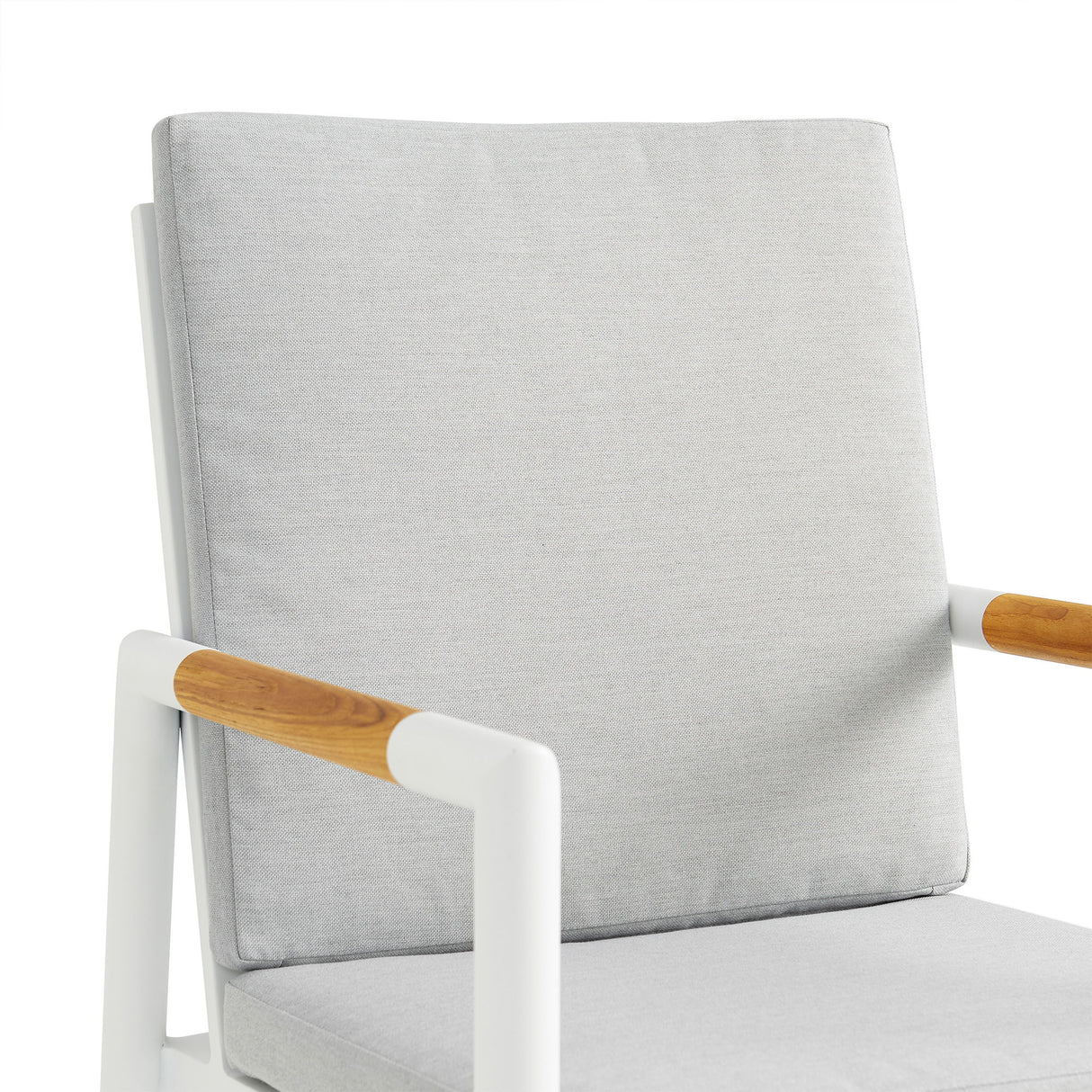 Royal - Aluminum And Teak Outdoor Dining Chair (Set of 2)