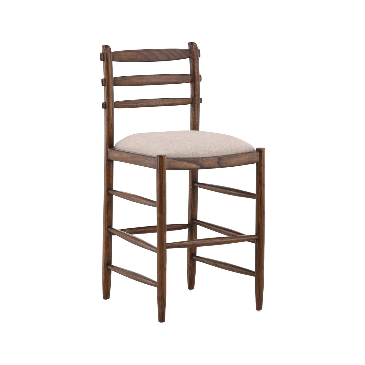 Marvin - Counter Stool - Dark Brown / Beige