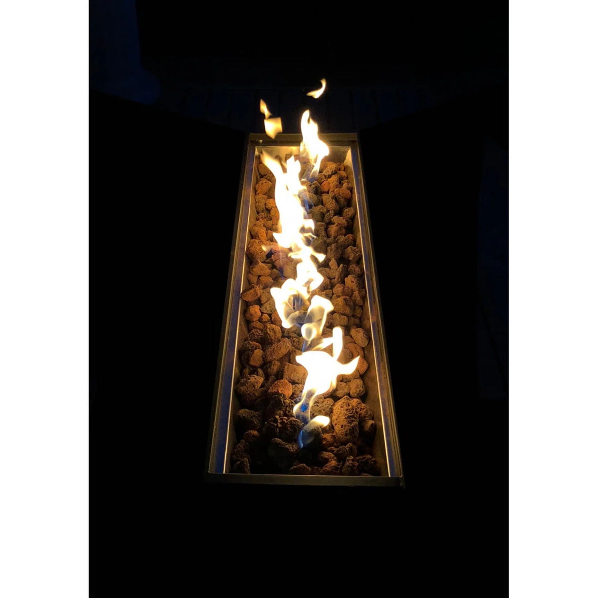 Propane Gas Outdoor Fire Pit Table with Lid Steel 50000 BTU 20x25in