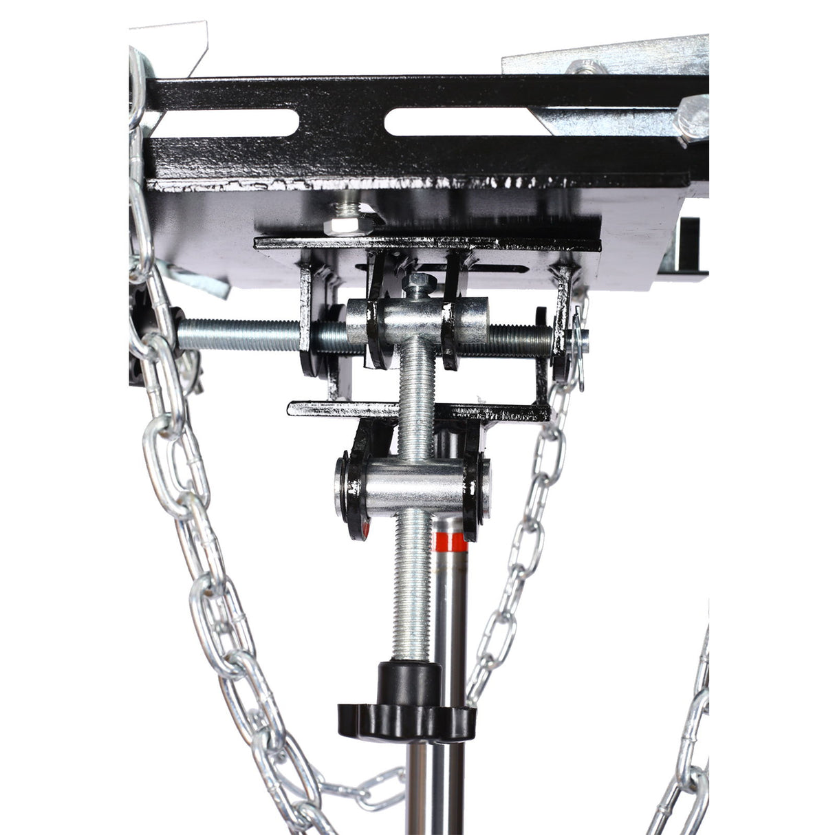 Hydraulic 2 Stage Transmission Jack, Swivel - Red