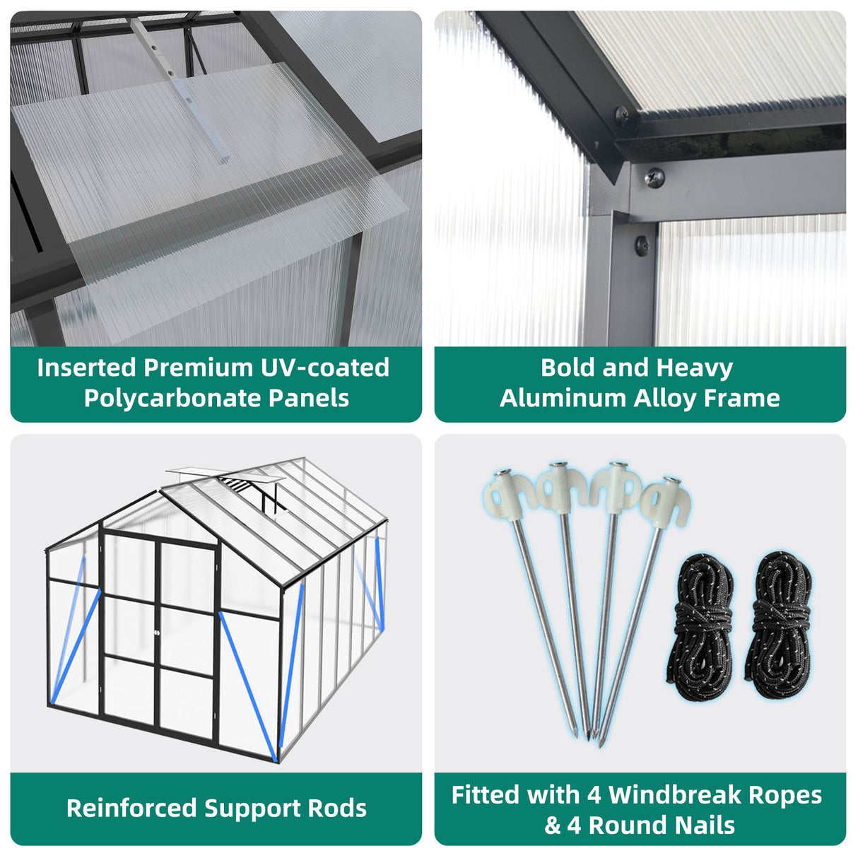 Gain Height Windproof house All Season Outdoor Garden Shelter