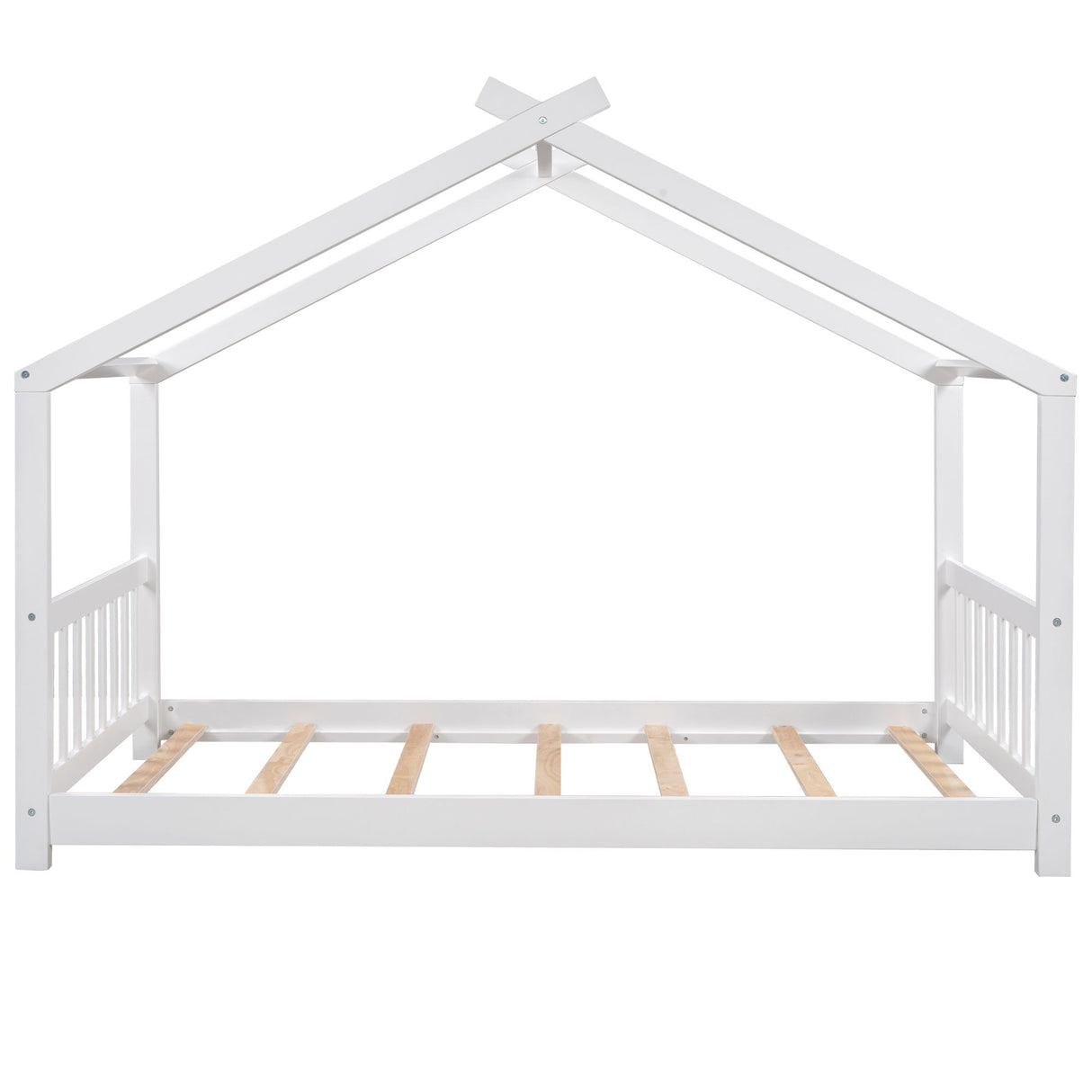 House Platform Bed With Headboard And Footboard, Roof Design