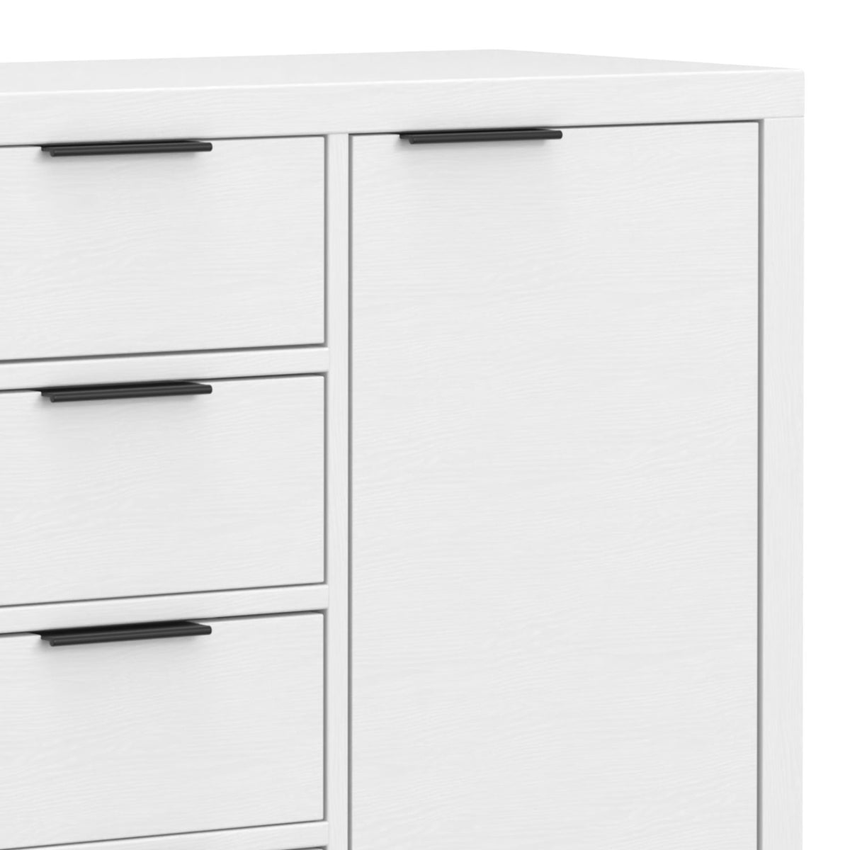 Sideboard Buffet Dining Room Cabinet Solid Wood Storage 54x36in