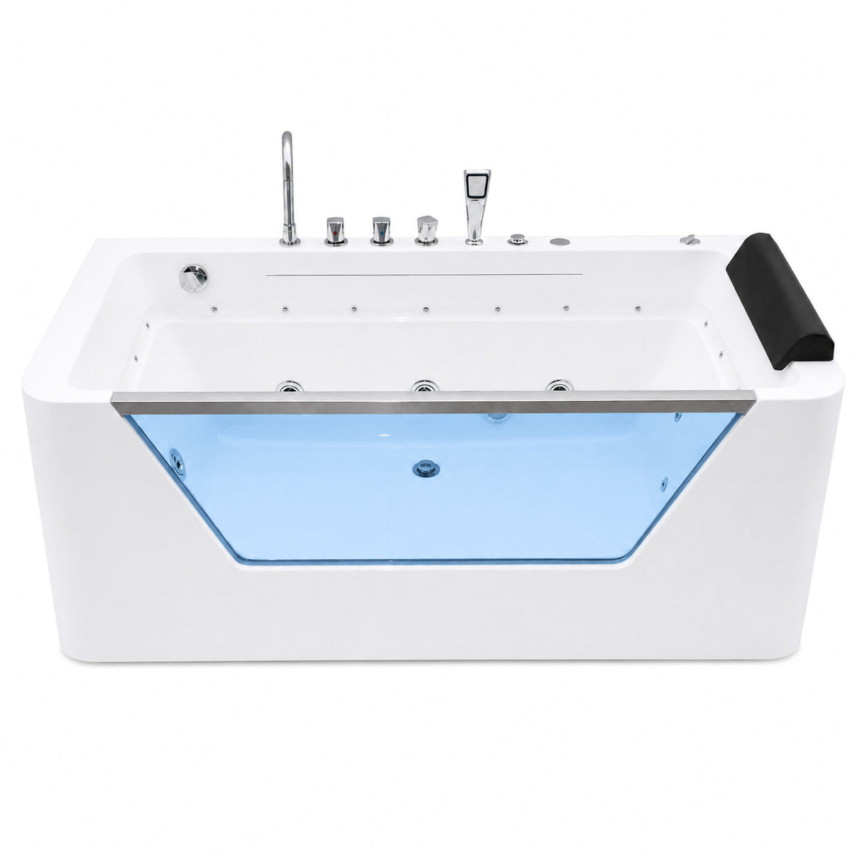 Xavier - Single Massage Bathtub - Milk White
