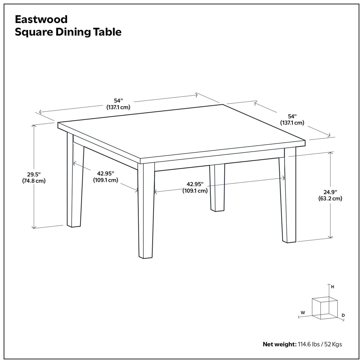 Eastwood - Handcrafted Dining Table