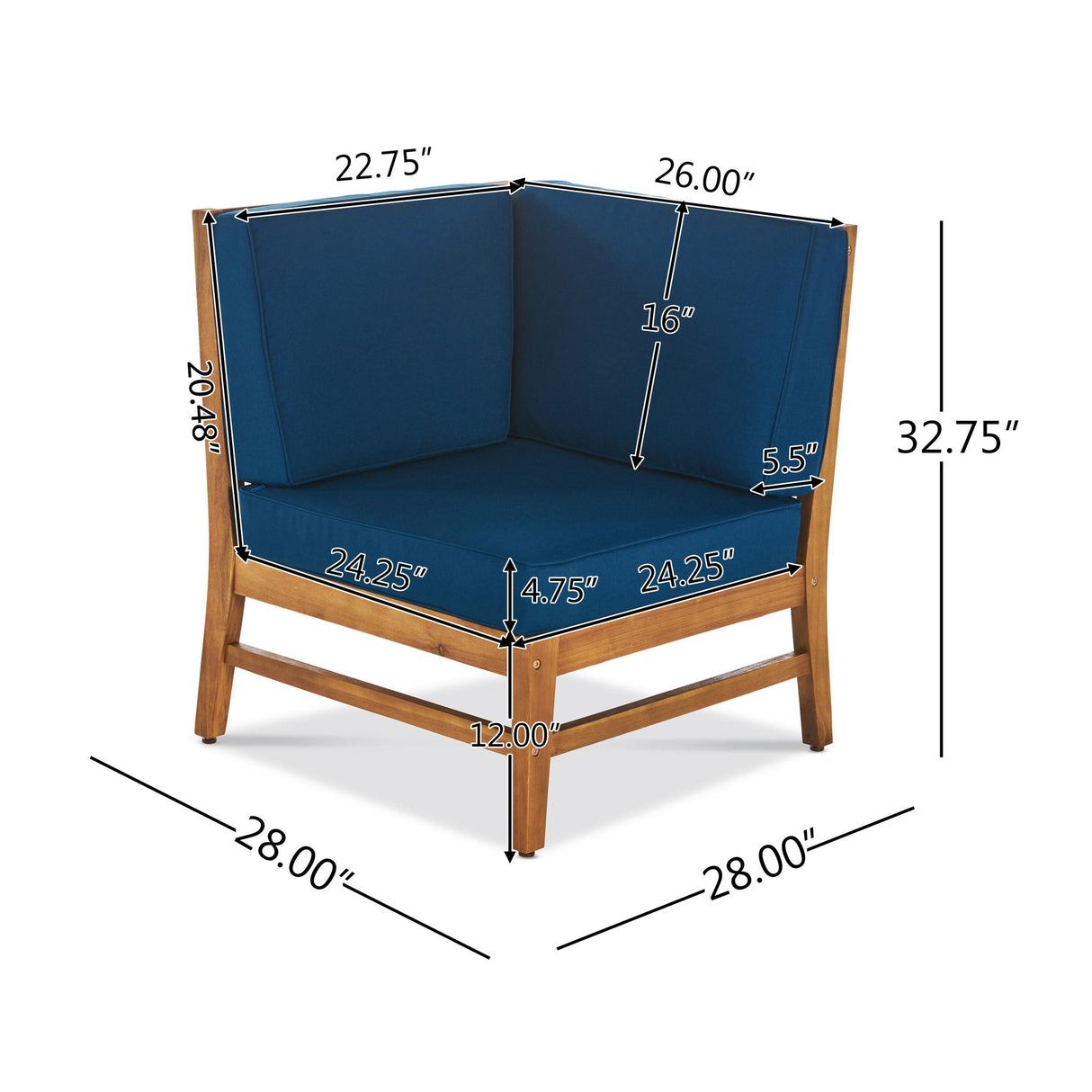 Perla - Corner Chair