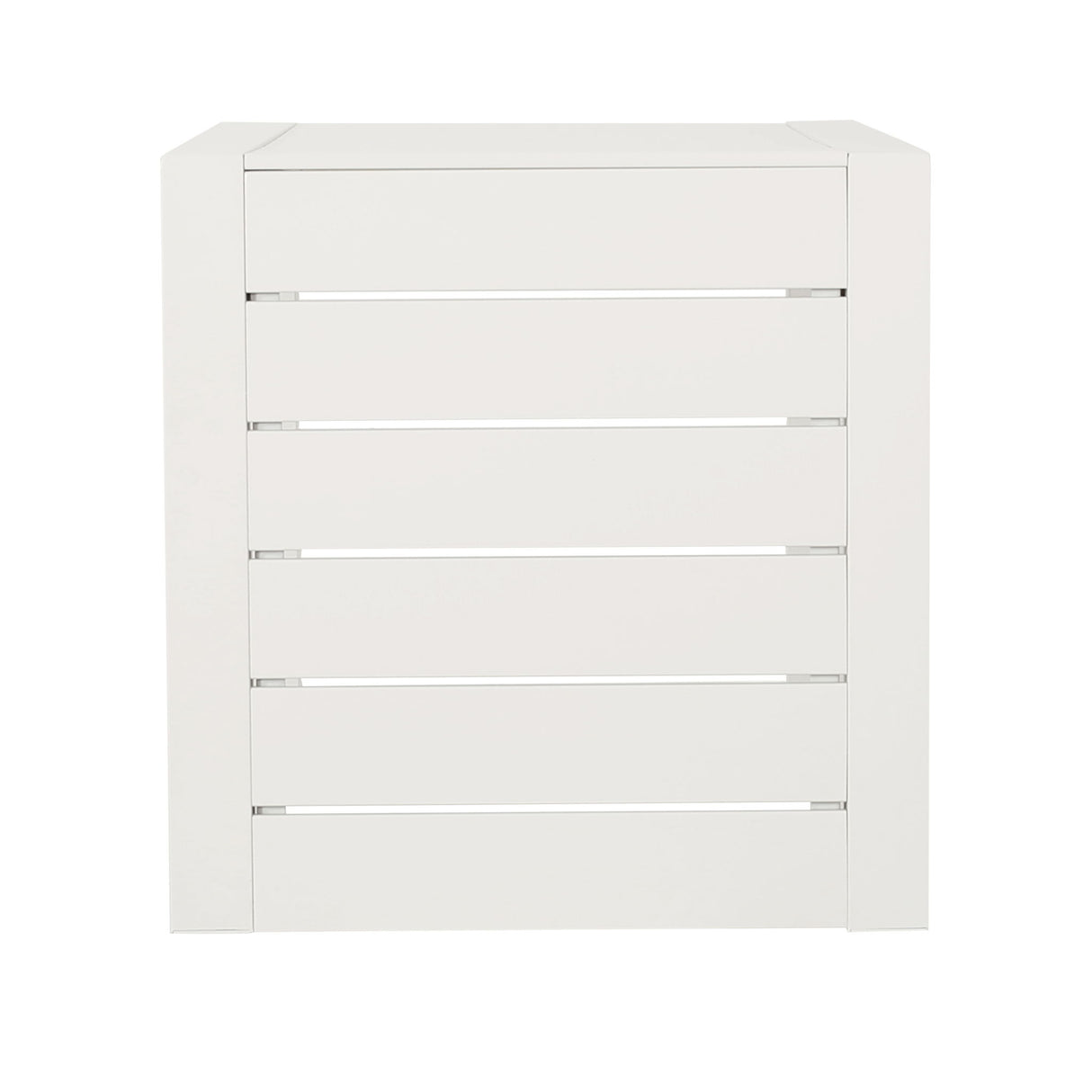 Aluminum Outdoor C - Shaped Side Table For Patio