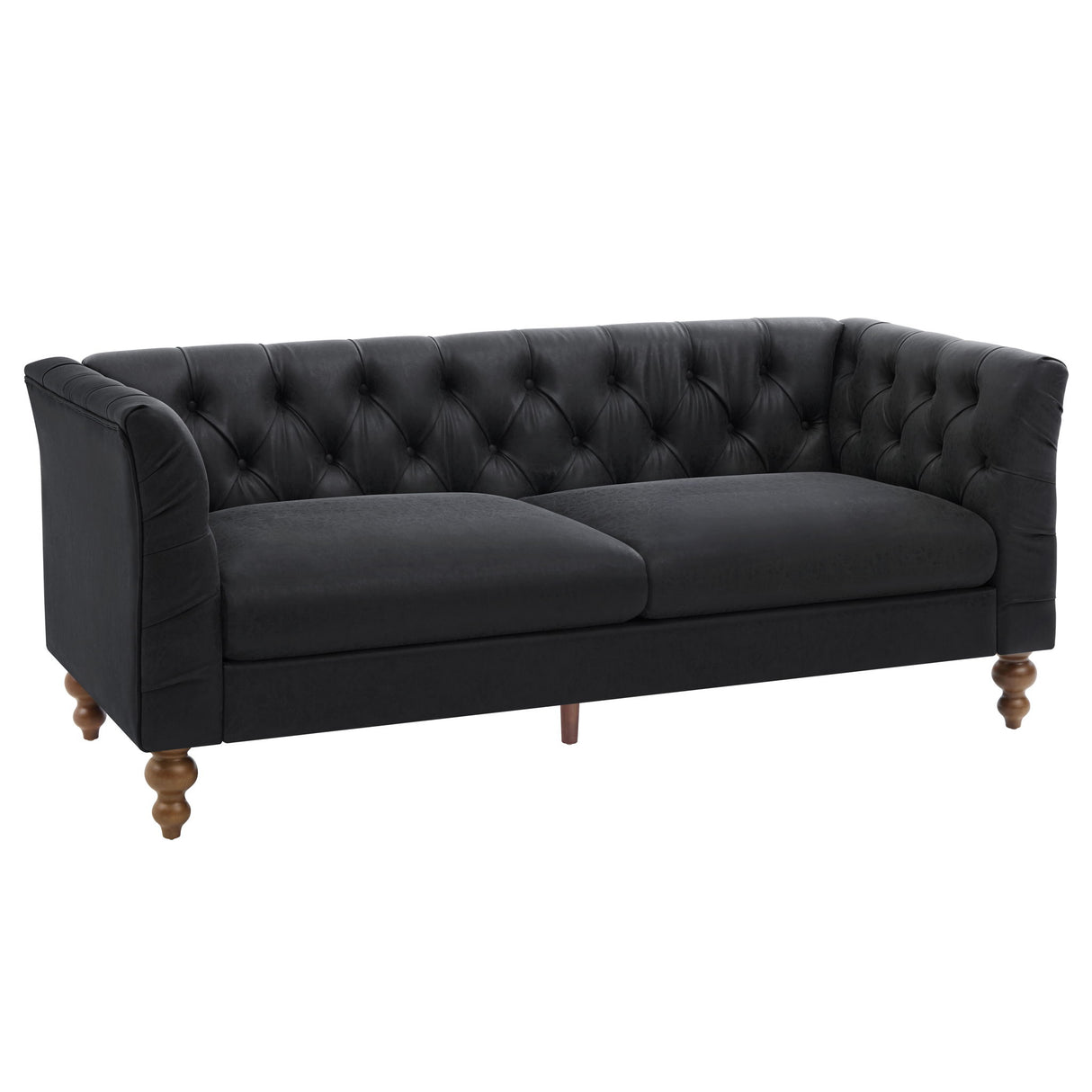 Chesterfield Sofa With Flared Arms For Living Room