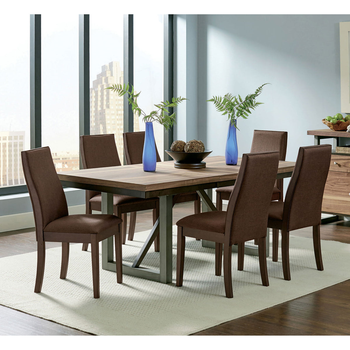 Subtle Curved Silhouette Dining Chair (Set of 2)