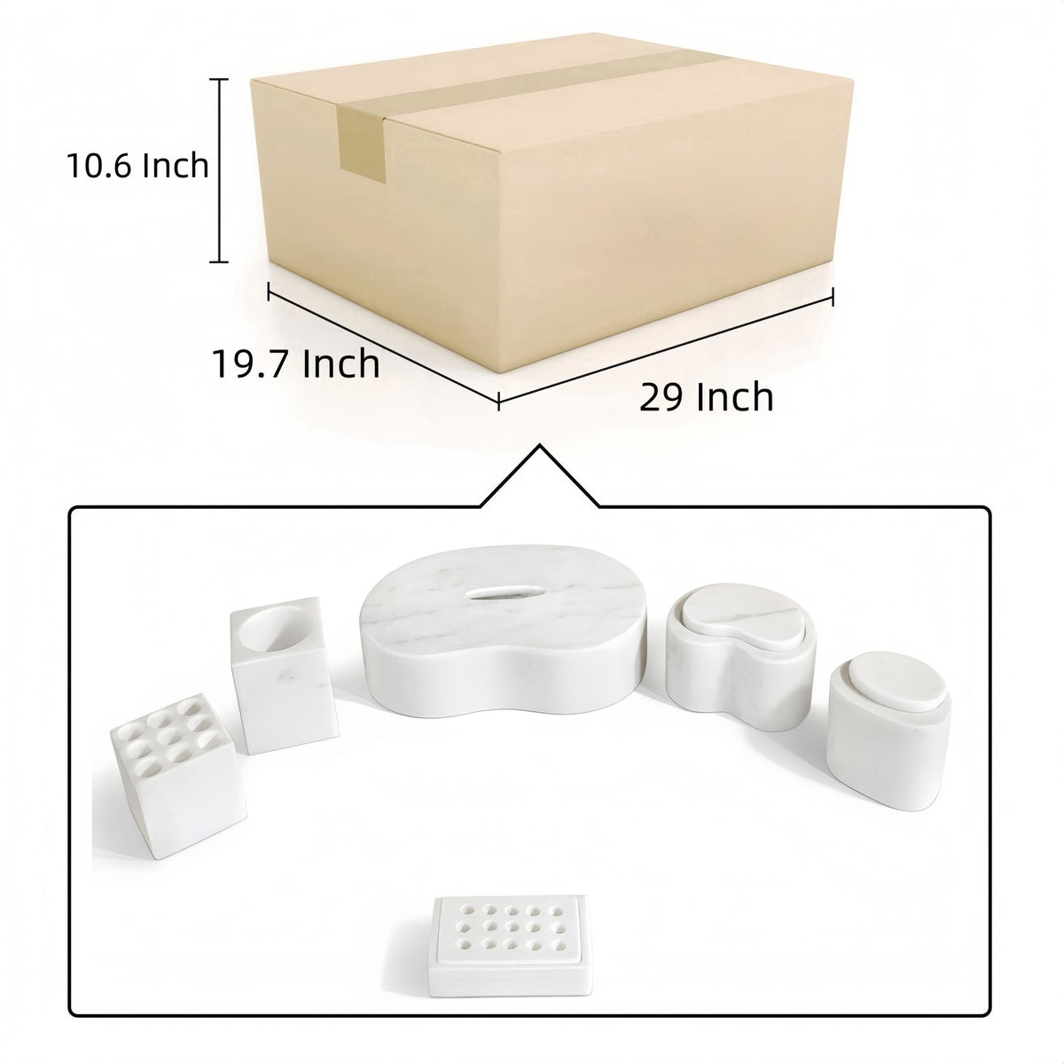 Elegant Bathroom Accessories Set
