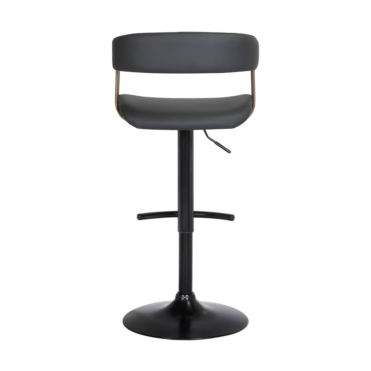 Calista - Adjustable Bar Stool - Black / Golden Bronze