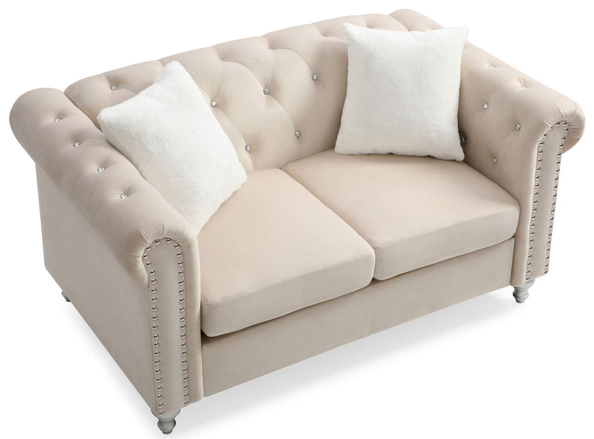 Stylish Contemporary Loveseat