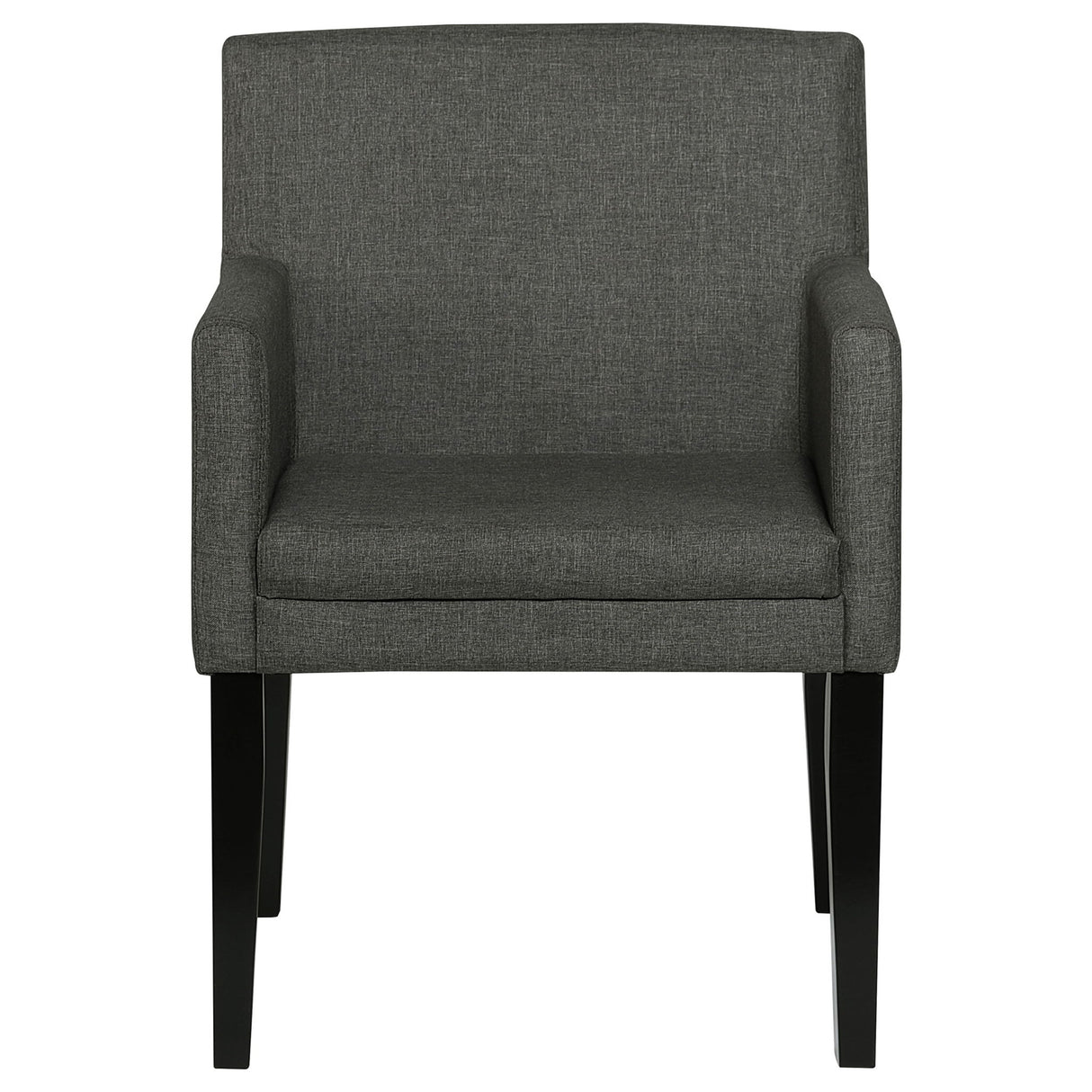Yorkshire - Upholstered Dining Arm Chair With Cushioned Arms (Set of 2) - Gray