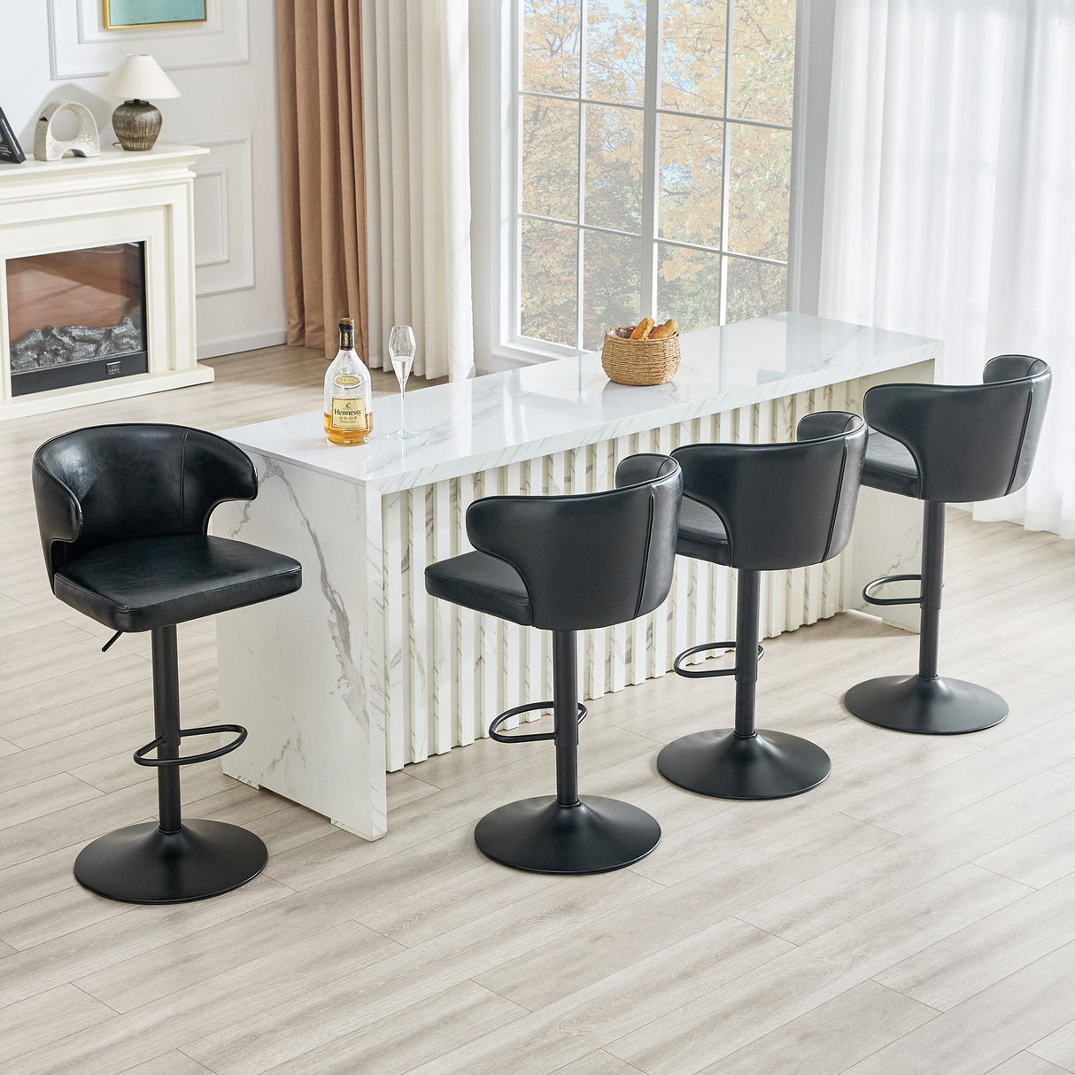 Adjustable Swivel Bar Chair