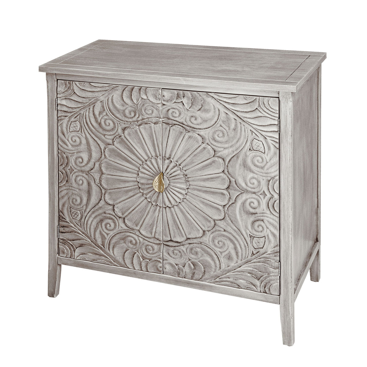 2 Door Cabinet, Suitable For Bedroom - Light Gray