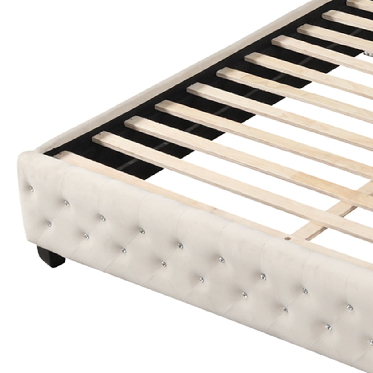 Sophia - Crystal Tufted Upholstered Bed