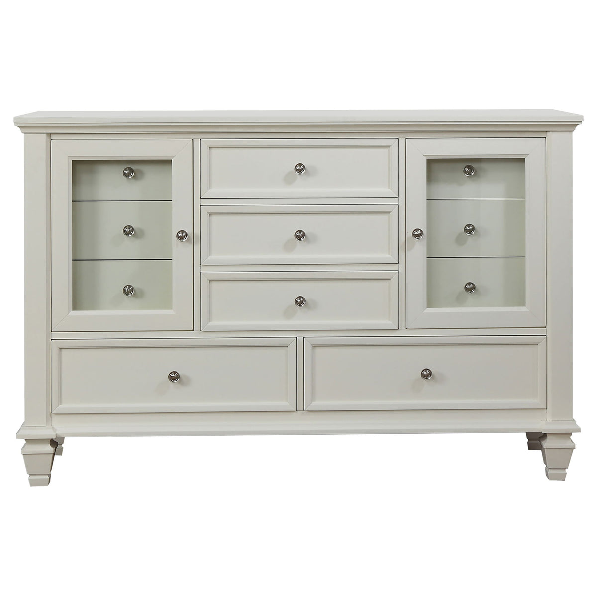 Dennis - 11 Drawer Dresser - Cream White