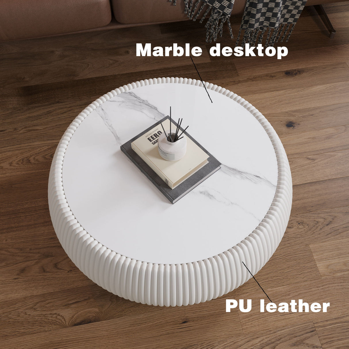 Drum Shaped Coffee Table