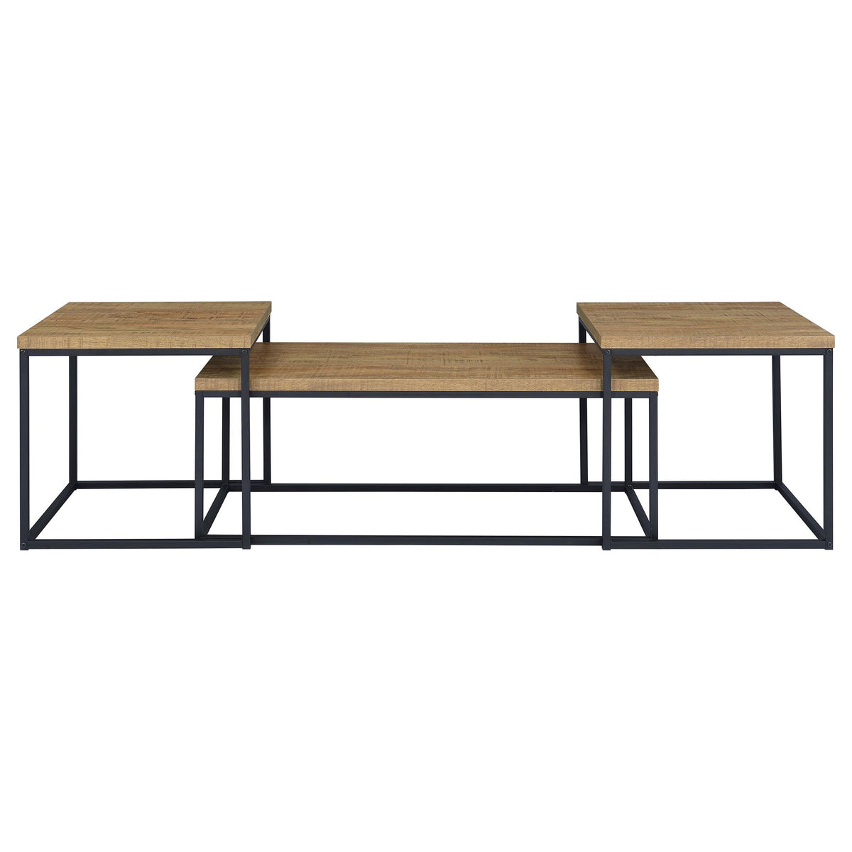 Rosey - 3 Piece Coffee Table Set - Mango Color