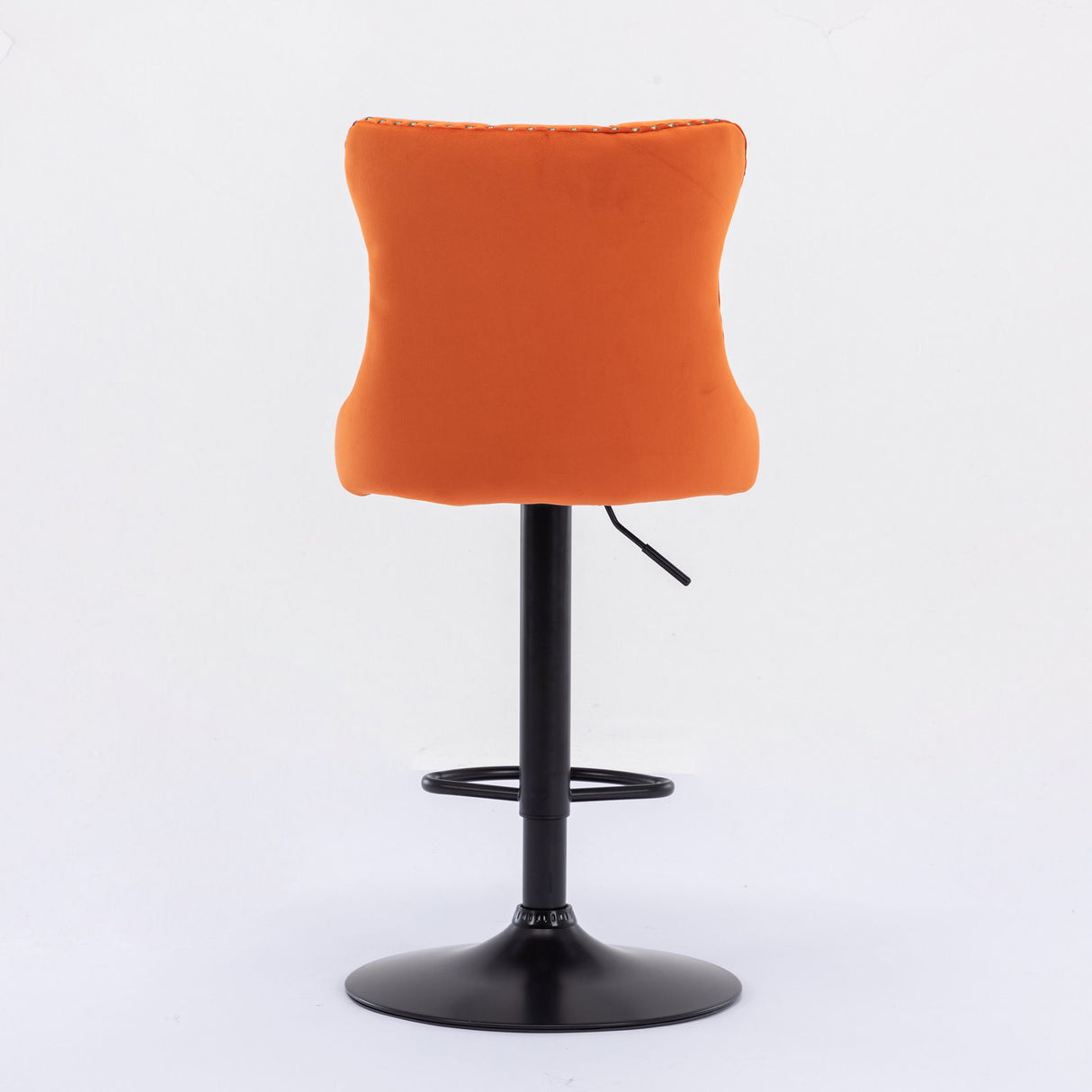 Swivel Barstools Adjusatble Seat Height, Modern Upholstered Bar Stools With Backs Comfortable Tufted For Home Pub And Kitchen Island (Set of 2)