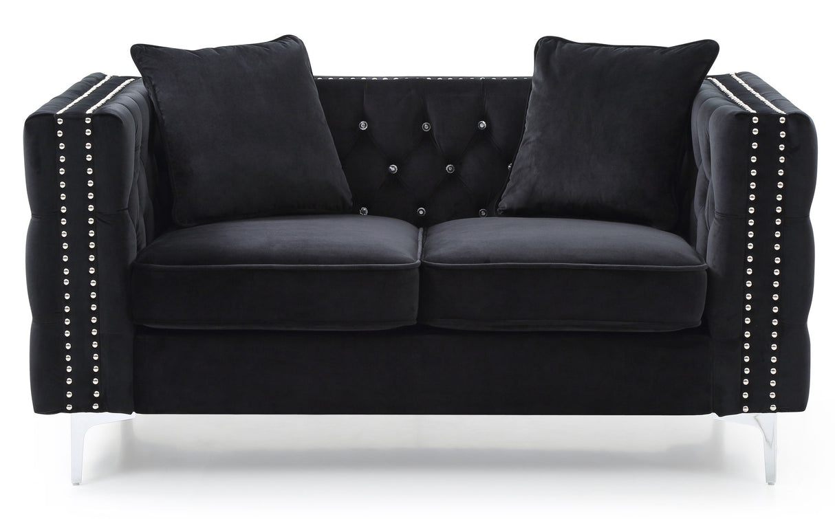 Elegant Track Arm Loveseat