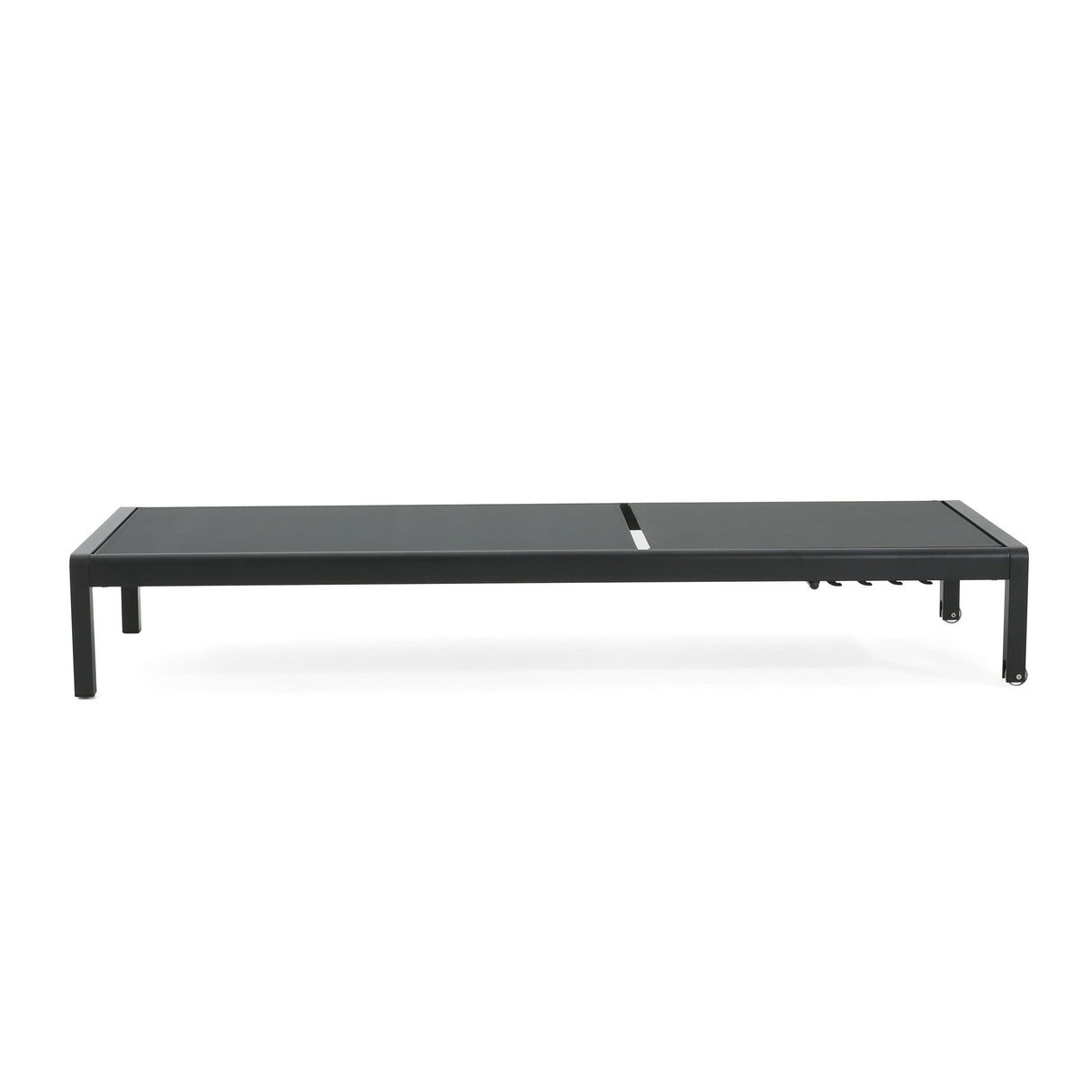 Outdoor Patio Chaise Lounge With 5 Reclining Positions
