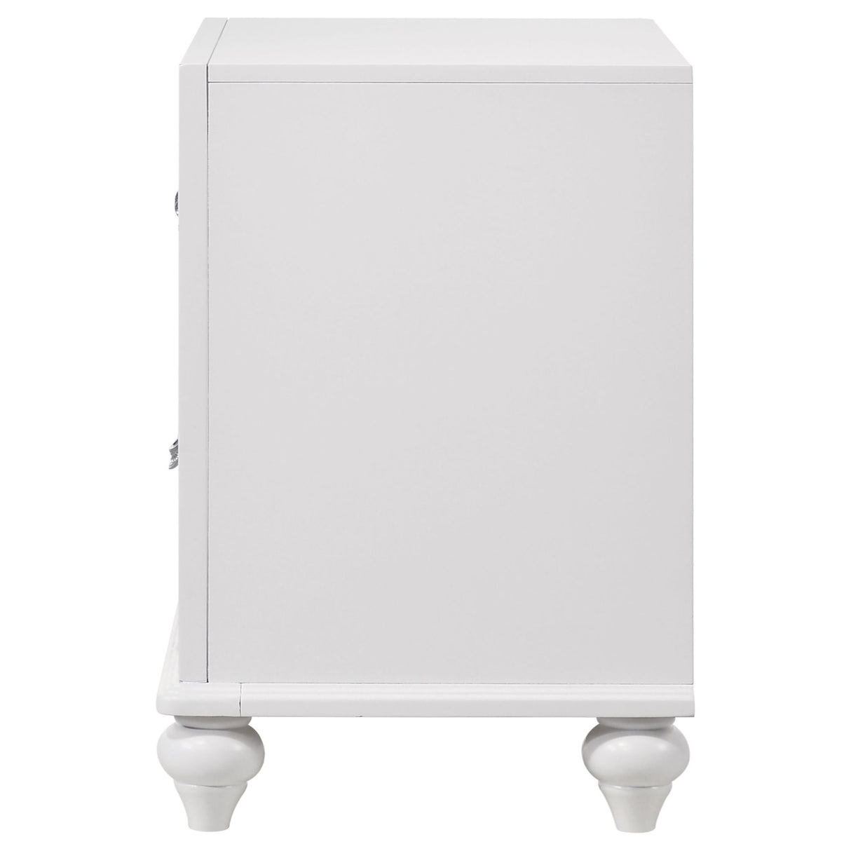 Barzini - 2 Drawer Nightstand Storage - White