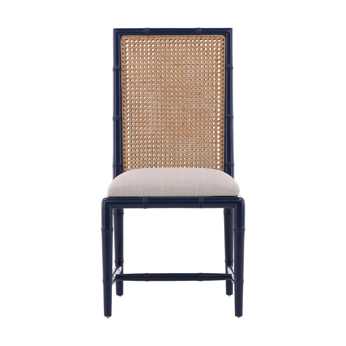 Casablanca - Side Chair - Blue / Light Brown