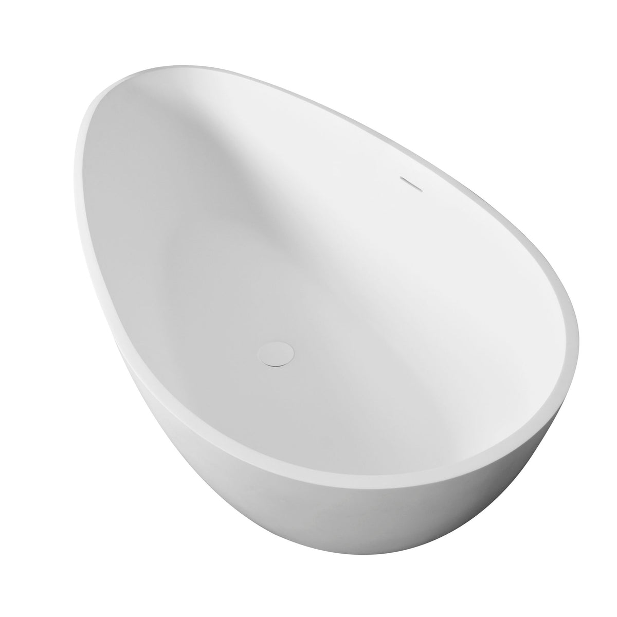 Solid Surface Freestanding Soaking Bathtub For Bathroom