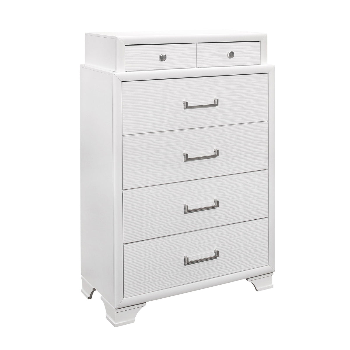 Civic - 5 Piece Storage Bedroom Set With Bookcase Headboard