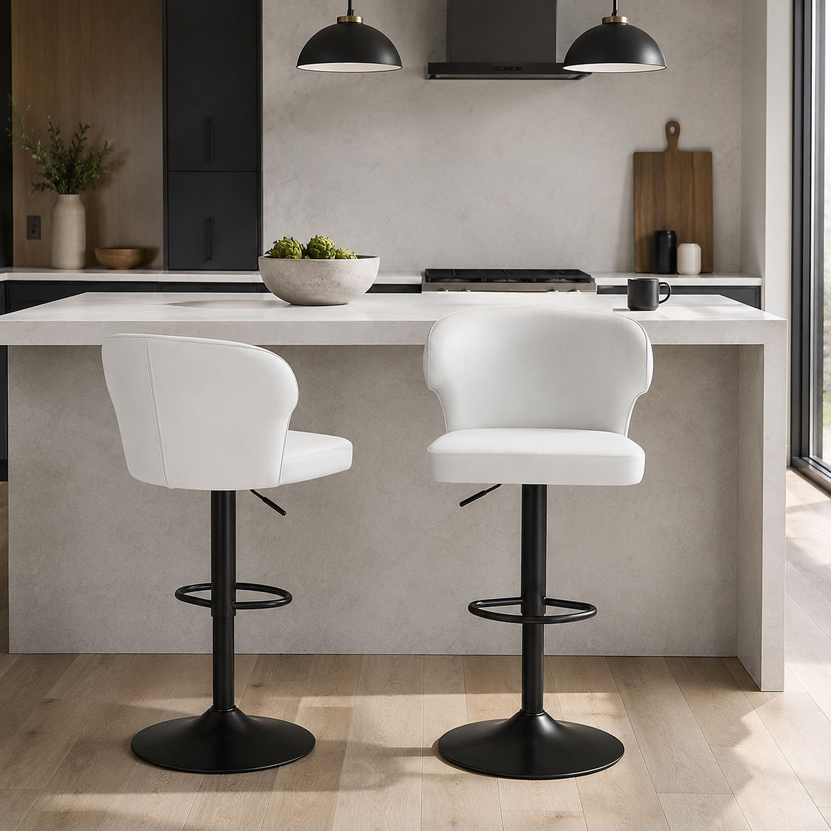 Adjustable Swivel Bar Chair
