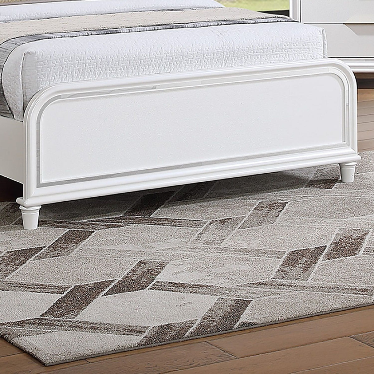 Bedroom Sets With LED Lights And Panel Headboard