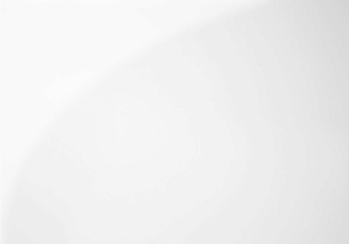 Accent Console Table For Entryway, Glossy Contemporary & Modern - White