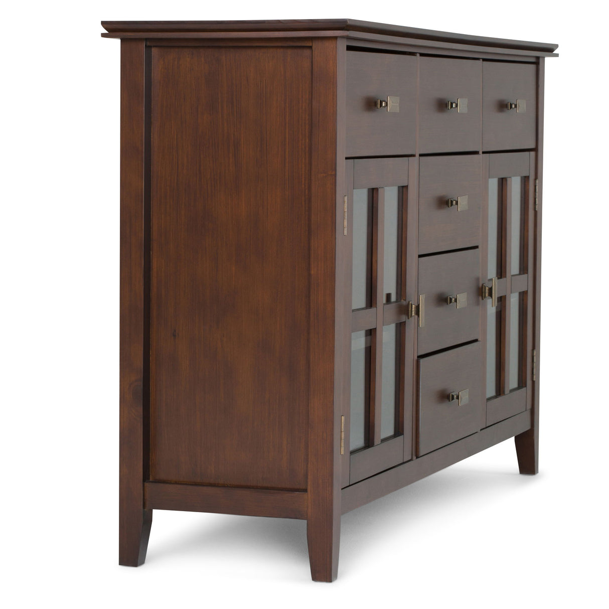 Sideboard Buffet Dining Room Cabinet Solid Wood Storage 54x36in
