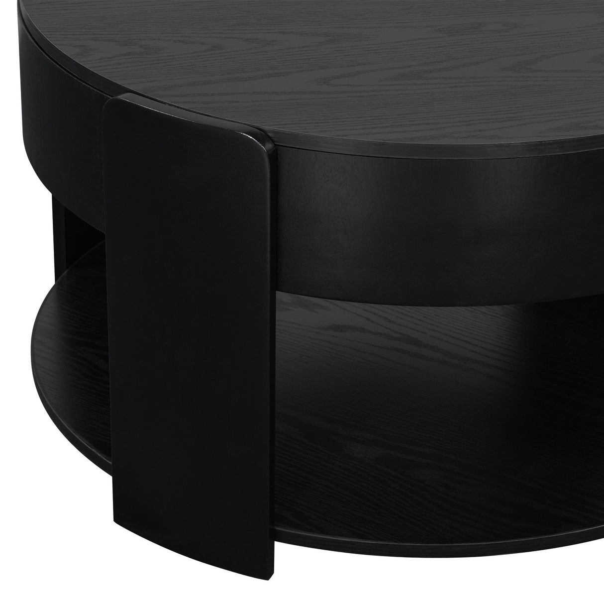 Round Lift Top Coffee Table With Hidden Storage