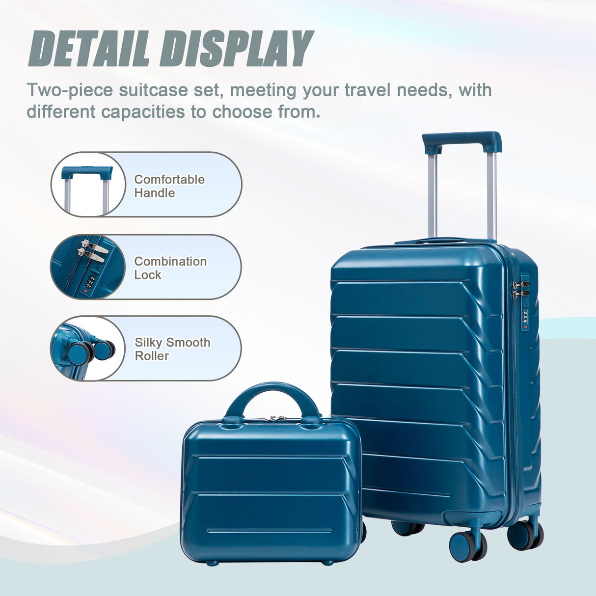 Spinner Luggage Set & Combination Lock