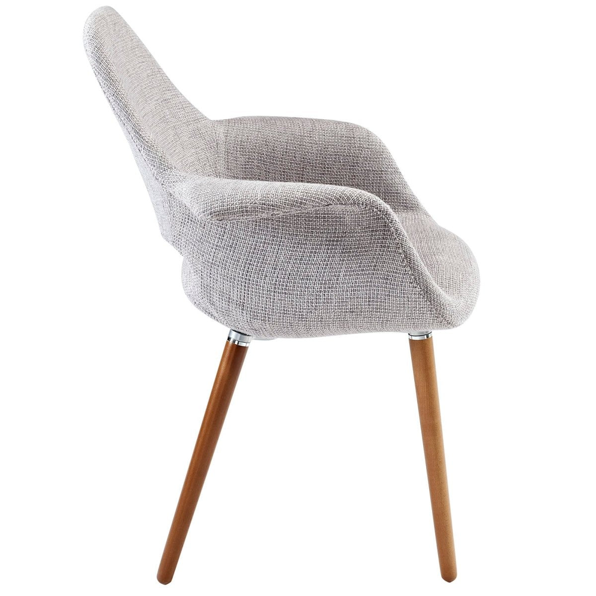 Aegis Mid - Century Fabric Dining Armchair Set of 2 - Dining Chairs available at Alpine Outlets in Denver