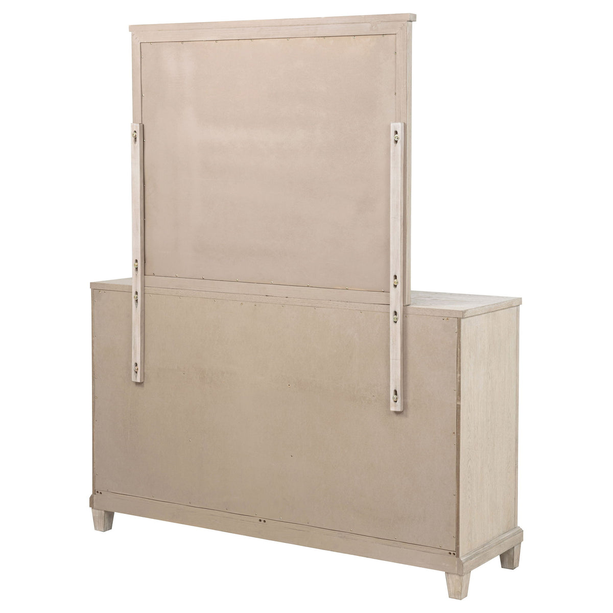 Wedner - 6 Drawer Dresser With Mirror - Oak