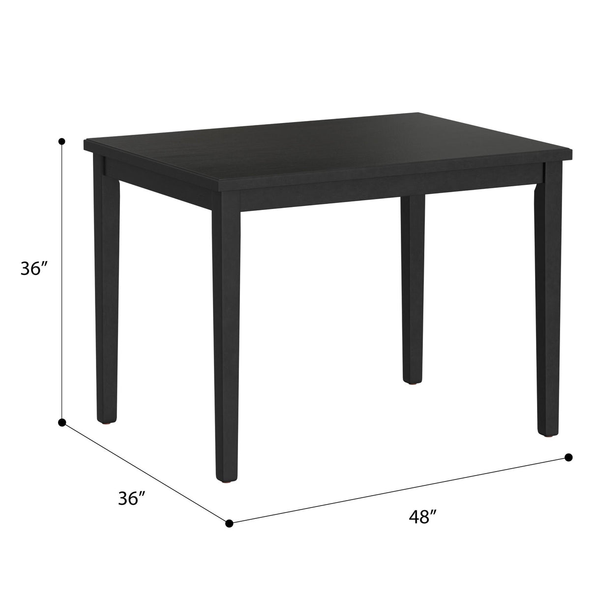 5 Piece Gathering Height Set - Gray - Wood