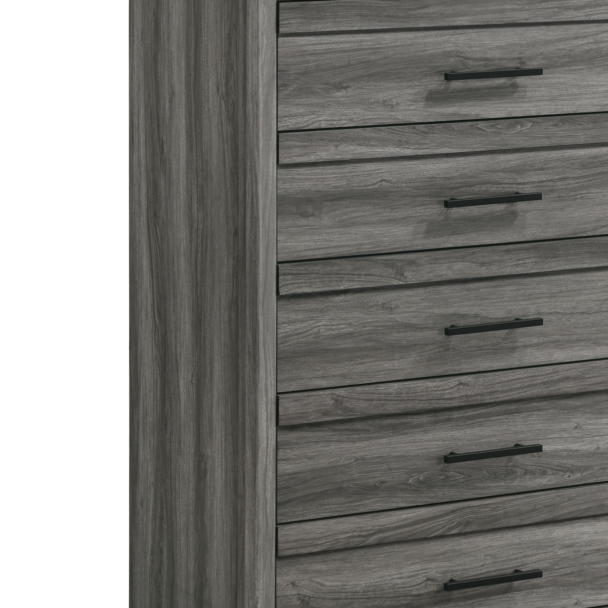 Denver - 5 Drawer Chest - Gray