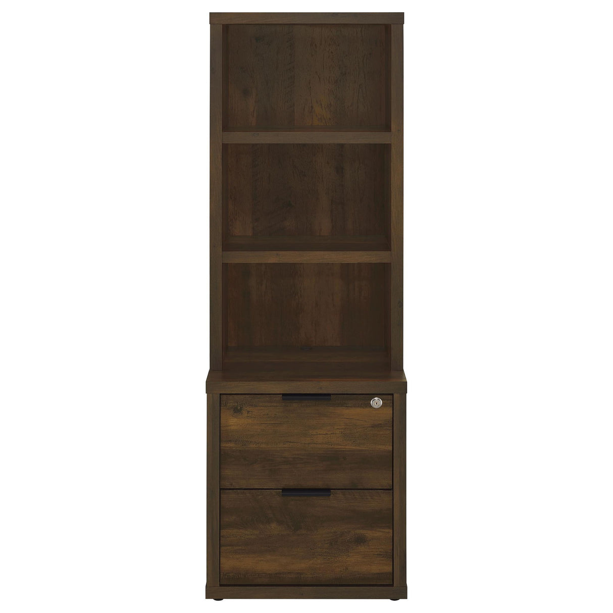 Geary - 3 Shelf Bookcase With USB Charging And Lockable Top Drawer