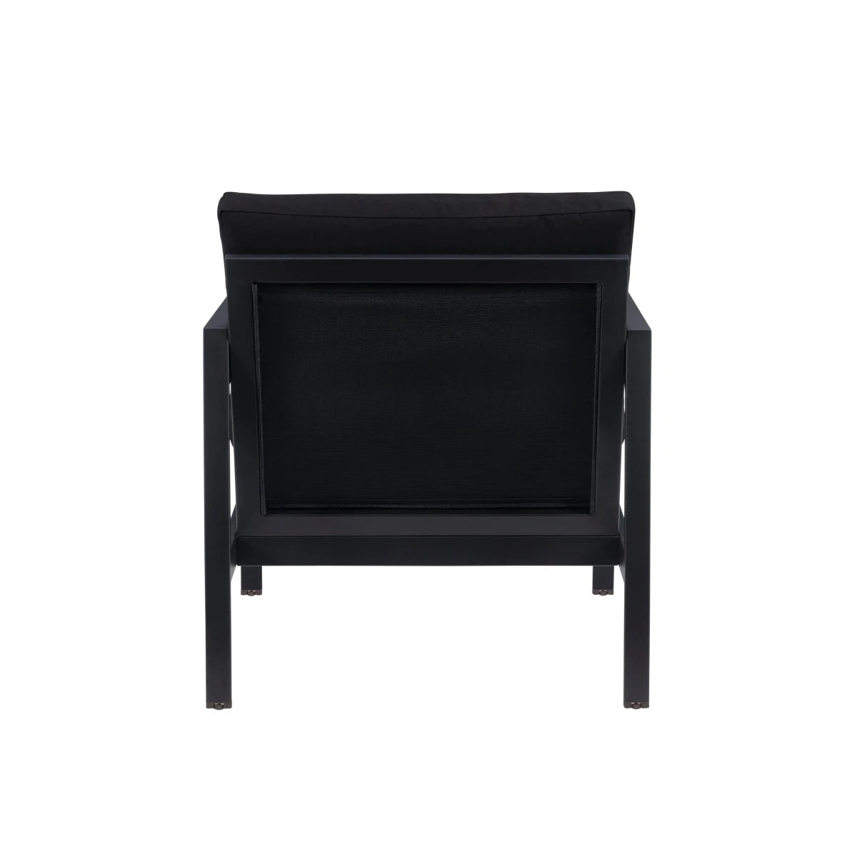 Alora Outdoor Aluminum Black Armchair - 🟢 Arm Chairs available at Alpine Outlets in Denver