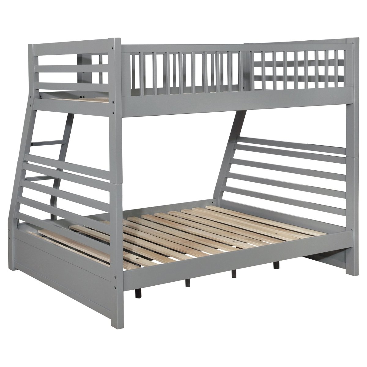 Ashton Grey Twin Over Full Bunk Bed with 2 Drawers - Bunk & Loft Beds available at Alpine Outlets in Denver