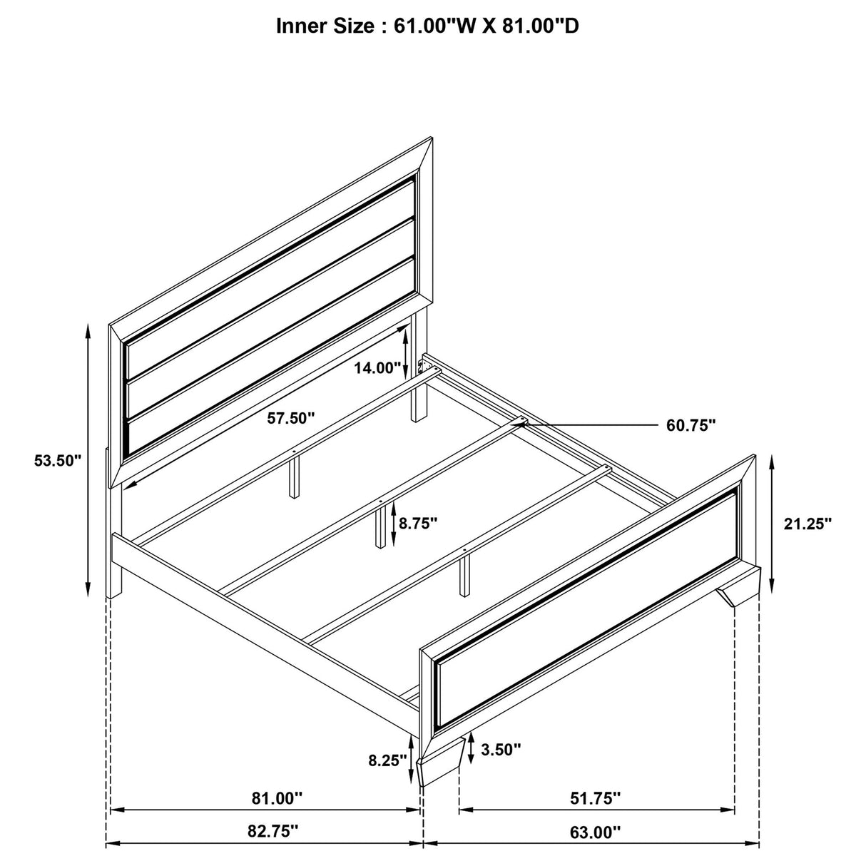 Oatfield - Panel Bed