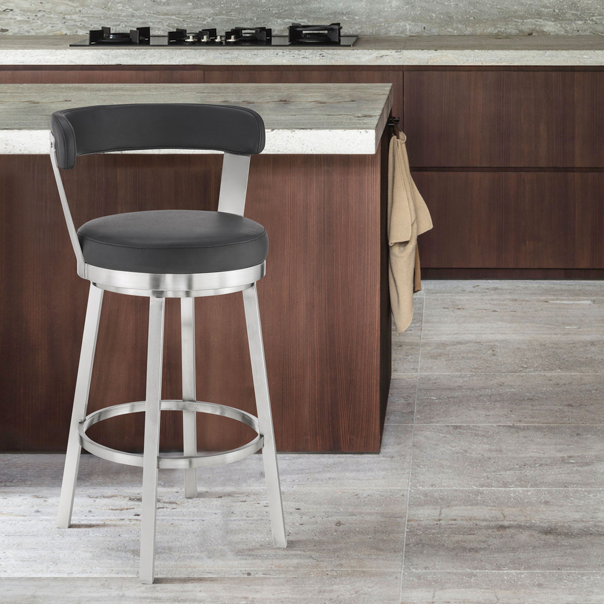 Kobe - Bar Stool - Stainless Steel Finish