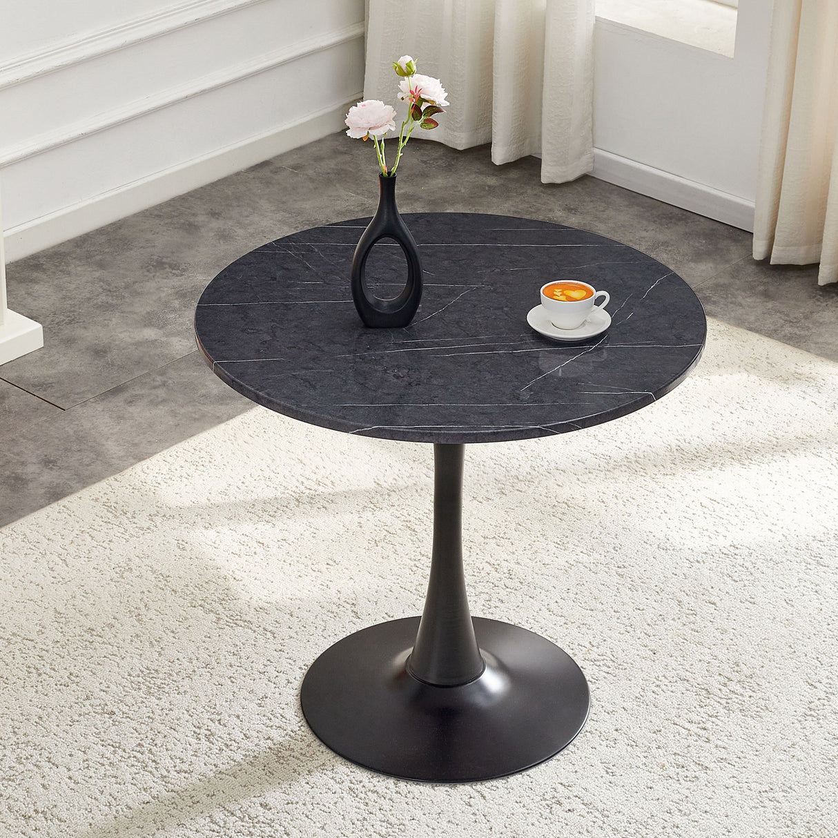 Ergonomic Round Dining Table For Kitchen