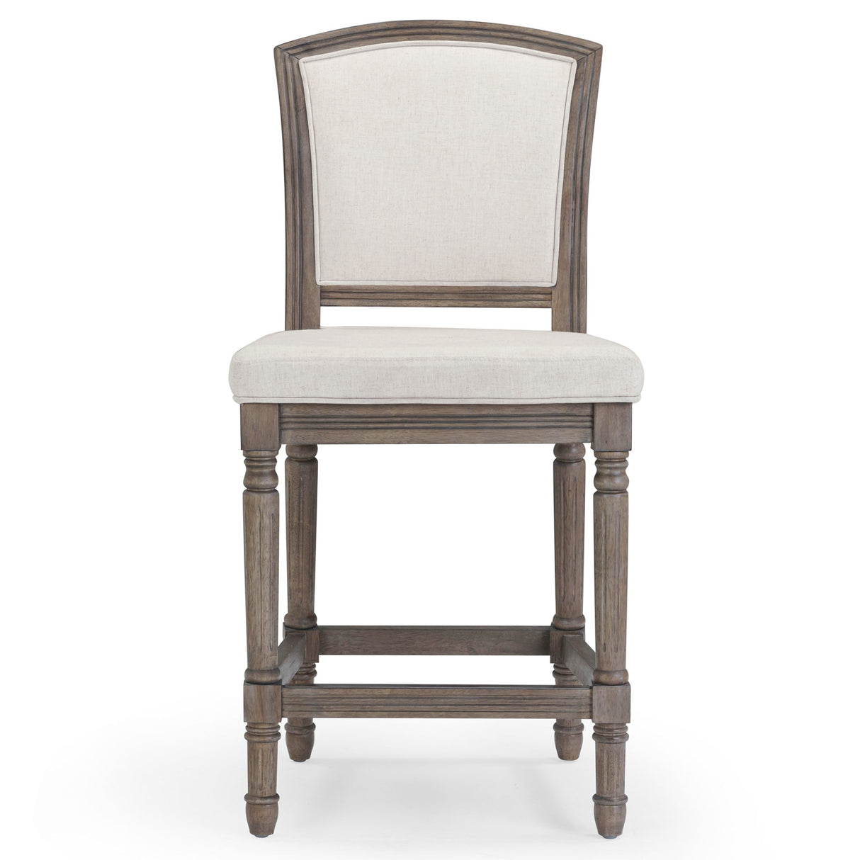 Stool With Upholstered Seat And Back