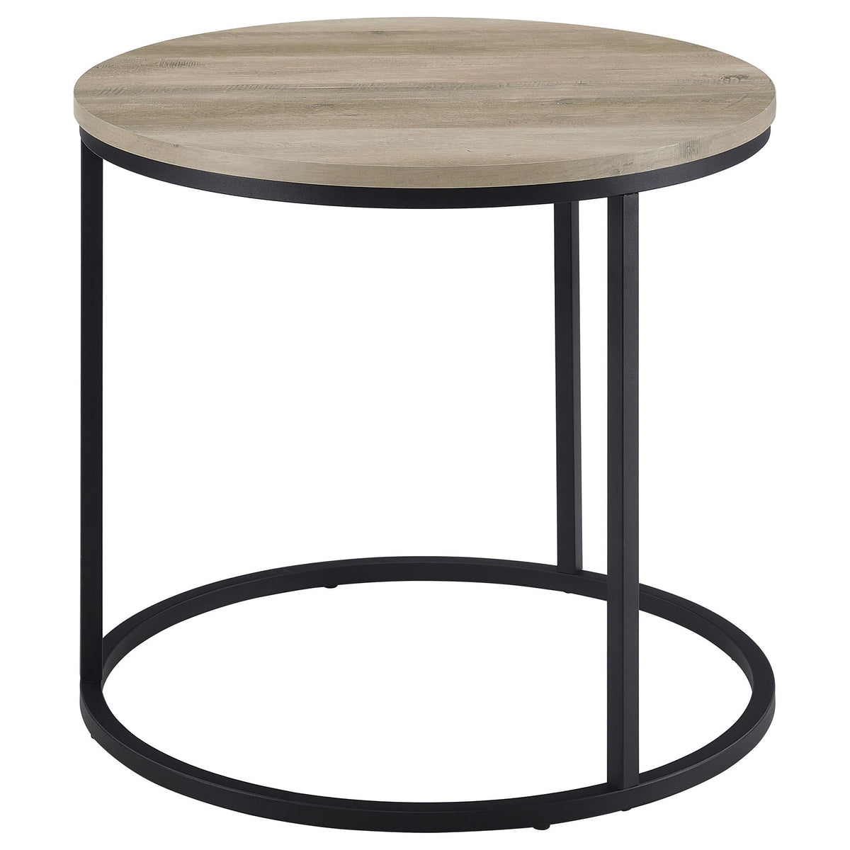 Arrize - Round Side End Table - Pine Wood