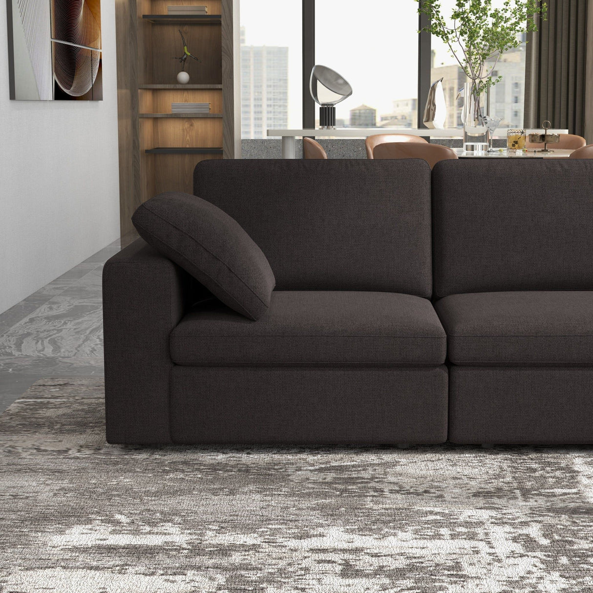 Cecilia - Modular Corner Sectional Modern Sofa